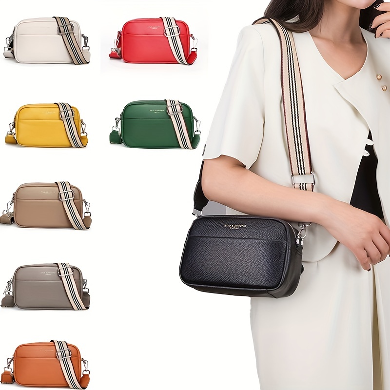 Genuine Leather Crossbody Bags For Women Trend Hand Bag Women's Branded  Trending Shoulder Casual Black Handbags Women's Wallet