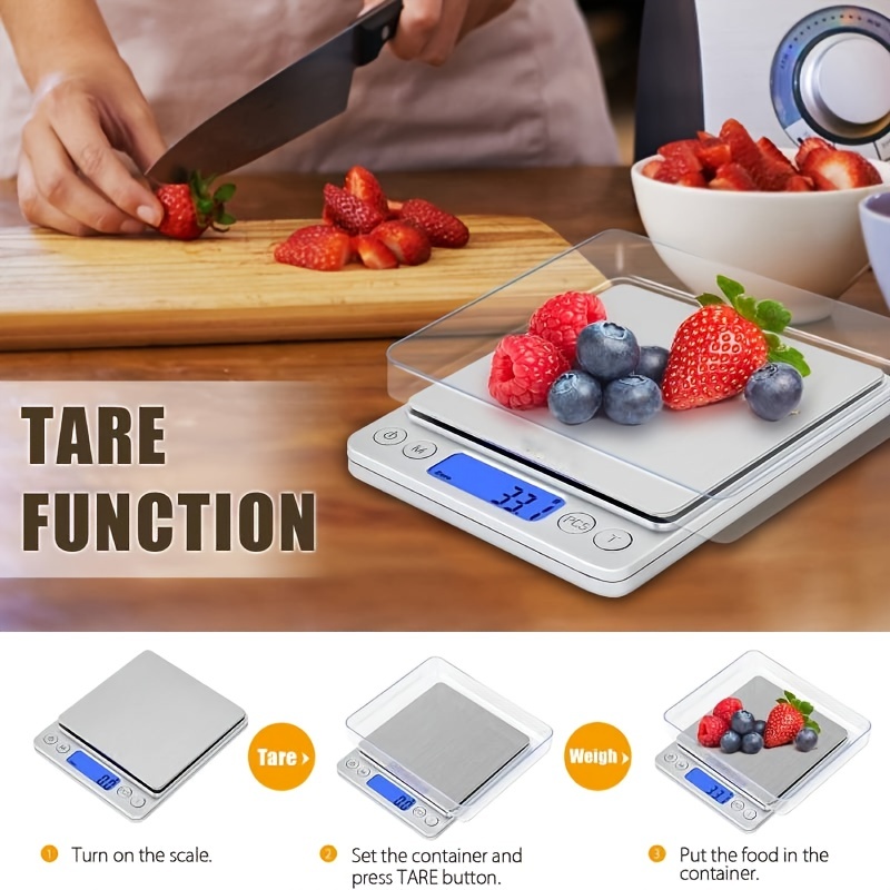 Goxawee Accurate Digital Pocket Scale, Electronic Mini Scale Gram And  Ounce, Small Food Scale With 6 Units, Stainless Steel Portable Kitchen Scale  With Lcd Display For Jewelry, Medicine, Food For Hotels,restaurant,stalls, food Trucks 