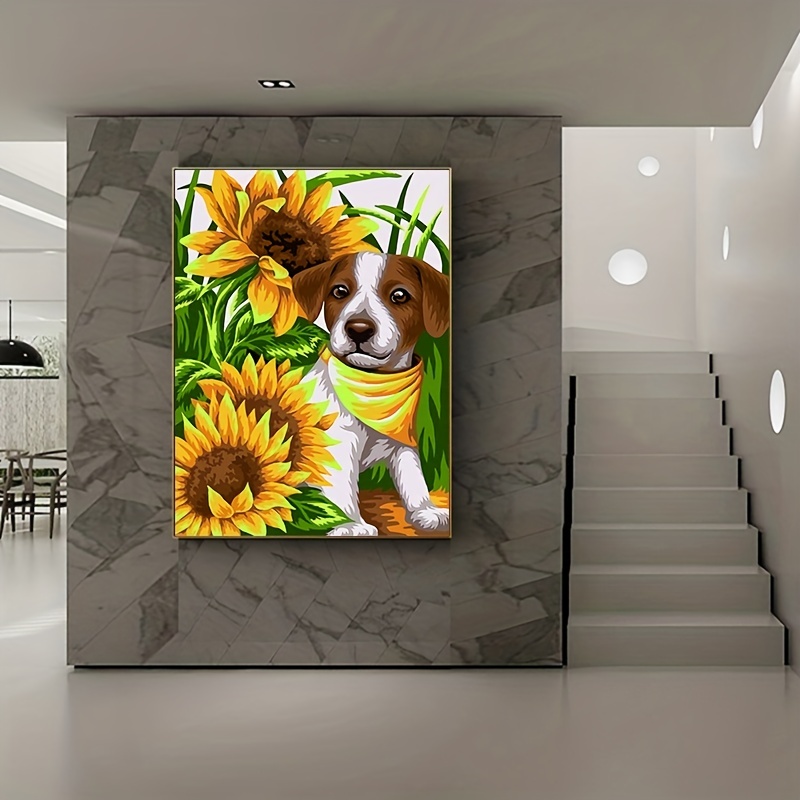 1pc 7.87x7.87inch 5D DIY Diamond Painting For Adults And Beginners Beach  Sunflower Diamond Painting For Living Room Bedroom Decoration