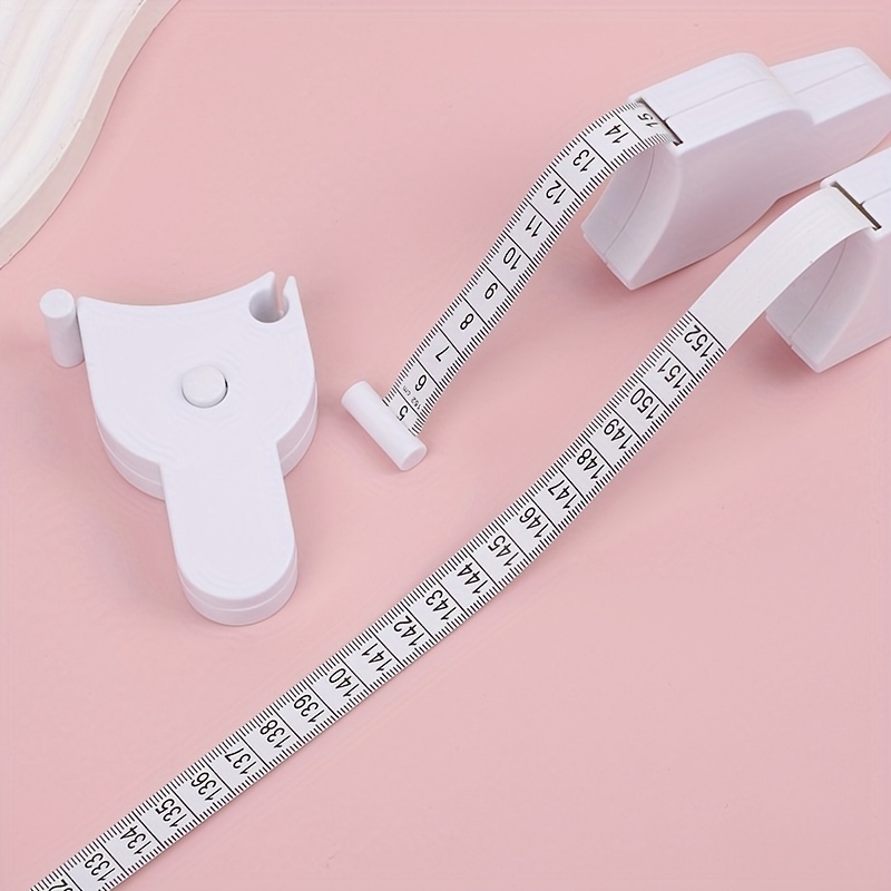1pc Automatic Measuring Body Tape Measure For Waist, Arms, Legs, Head, Soft  Ruler, Cloth Sewing Tape Measure