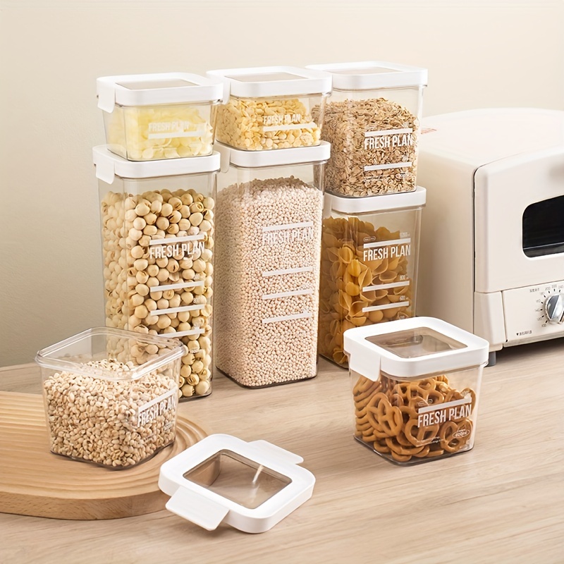 Stackable Sealed Cereal Can Storage Box for Nuts - Moisture Proof
