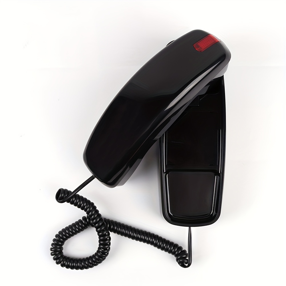 TelPal Teléfono de botón grande con cable para el hogar de personas  mayores, teléfono fijo básico simple con cable para personas mayores con