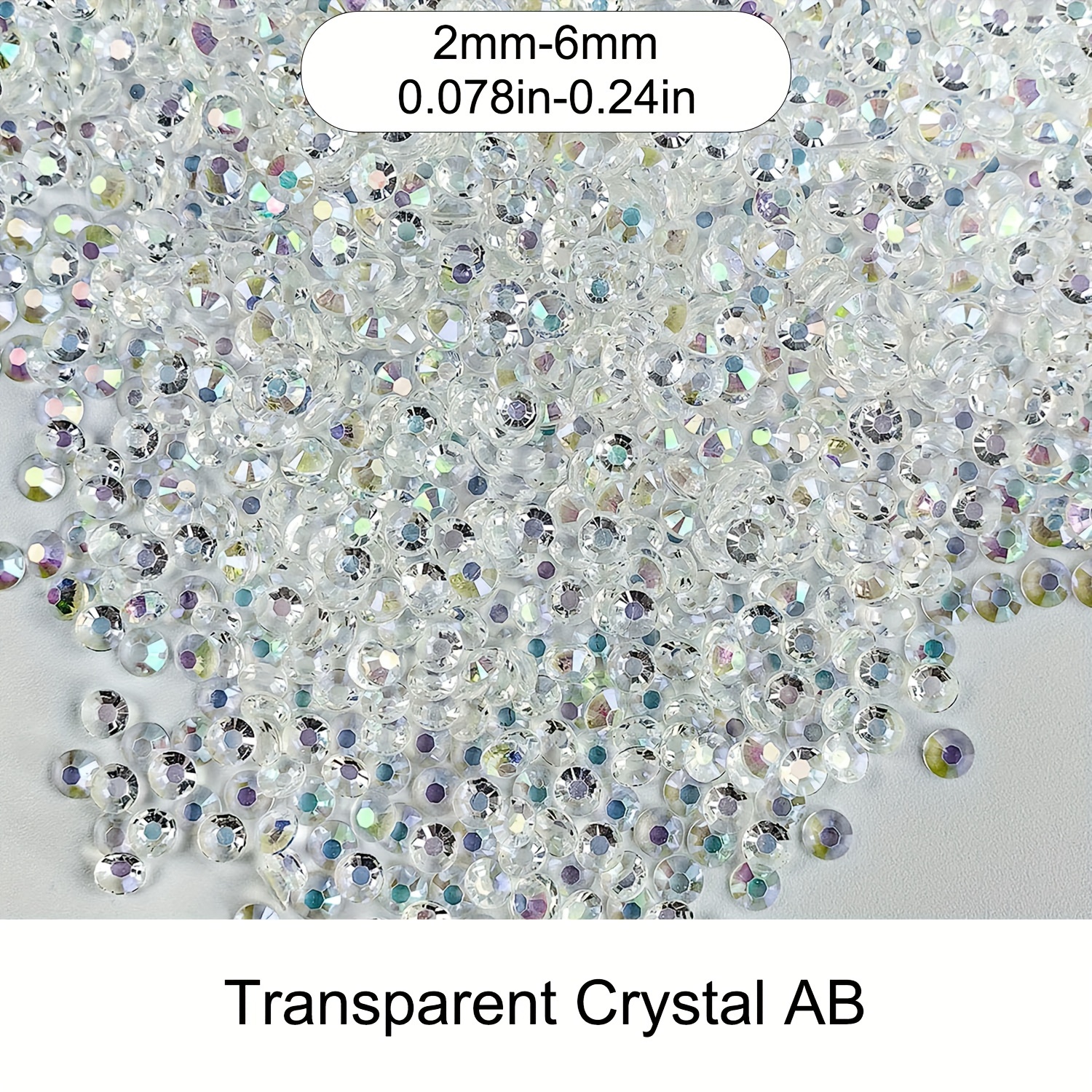 1, 500Ct Ice Ab Transparent Rhinestones With Clear Back Non Hotfix Flatback  2mm, 3mm, 4mm, 5mm, Ships From USA For Tumblers - Yahoo Shopping