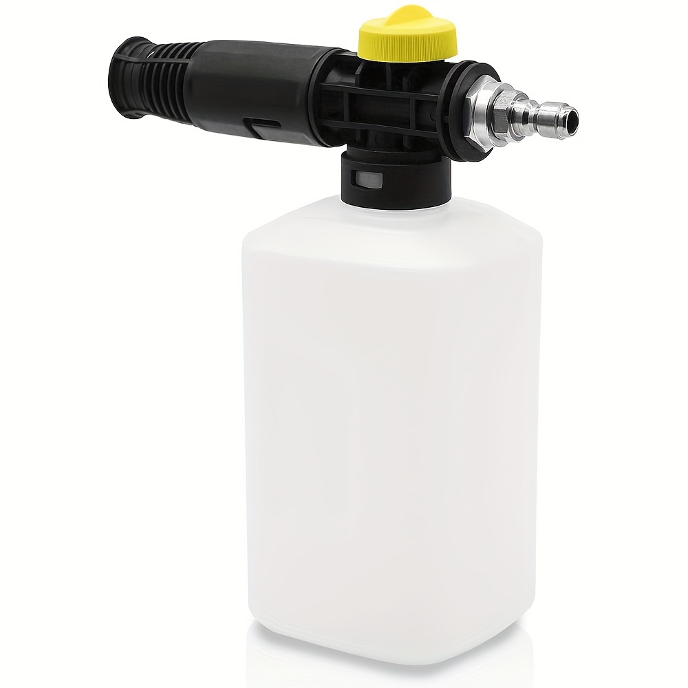 Pulverizador de lanza de espuma de nieve ajustable Lavadora de jabón  Botella de jabón Lavadora a presión de coche 1
