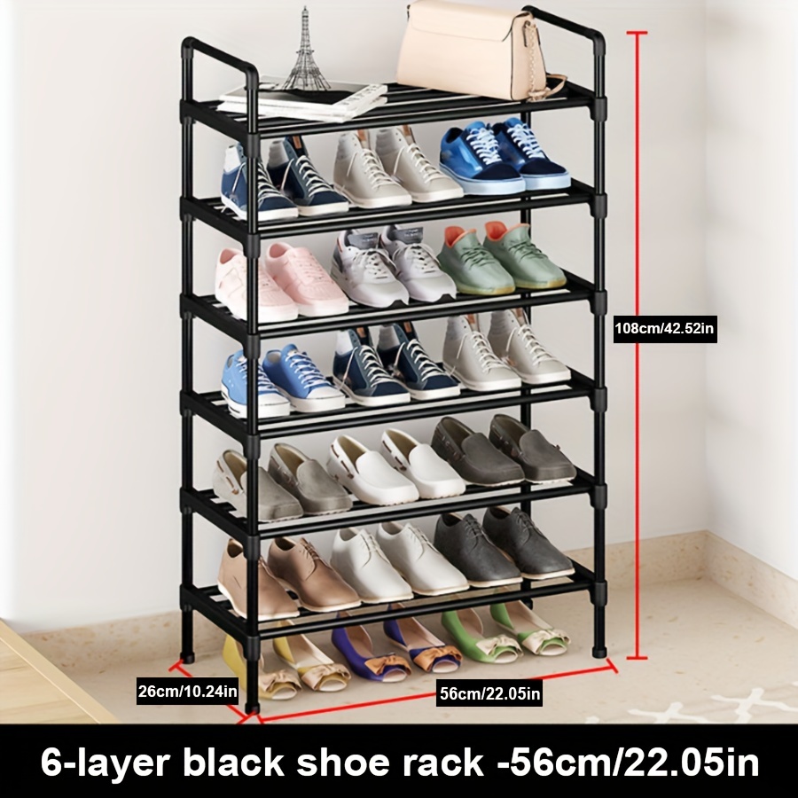 Long 3 Tier Shoe Rack for Entryway, Closet Floor, Wide Shoe Storage  Organizer St