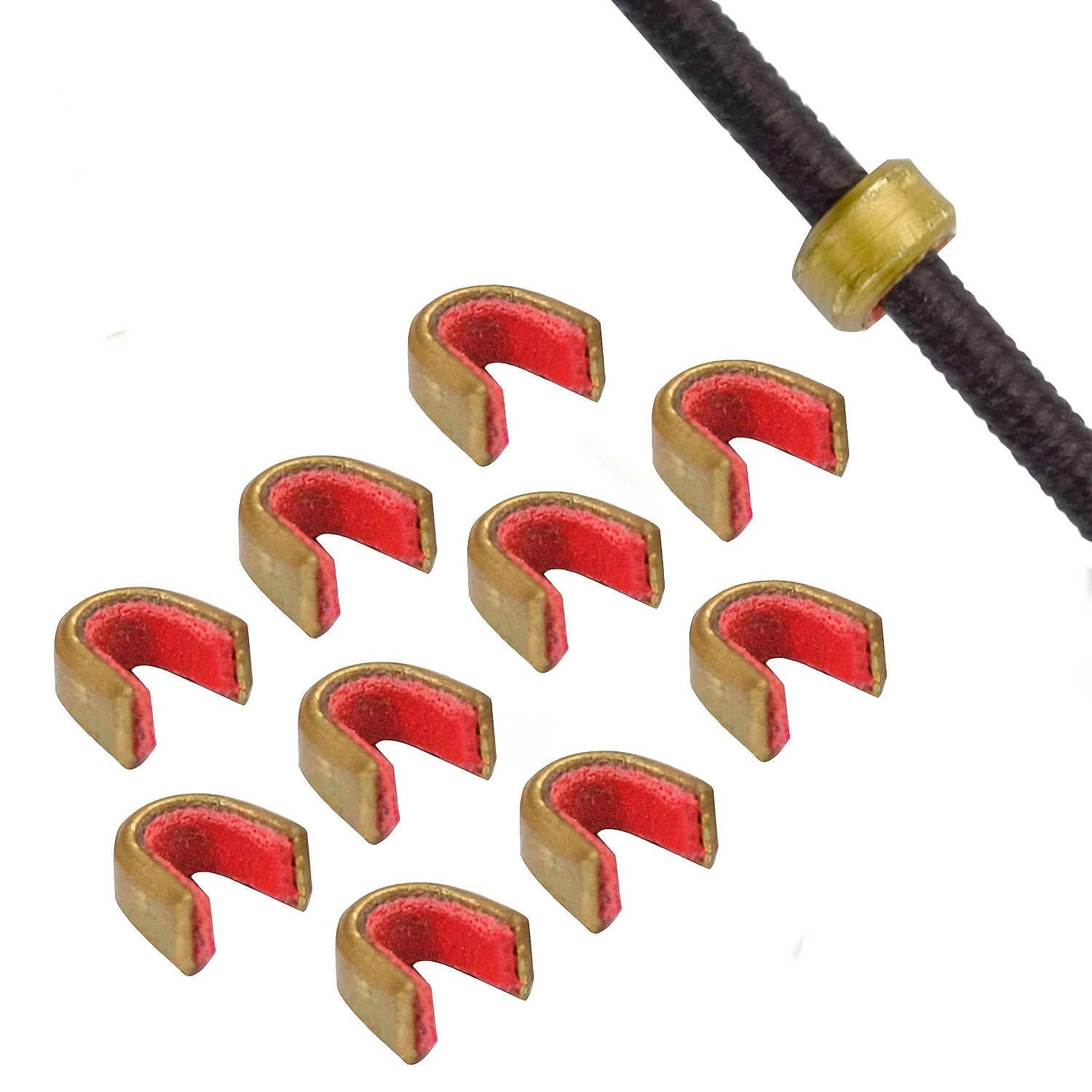 Kit de point d'encochage de ULd'arc de tir à l'arc, ensemble de cordes,  règle carrée en T avec pince, point d'encoches en laiton, Bowst - AliExpress