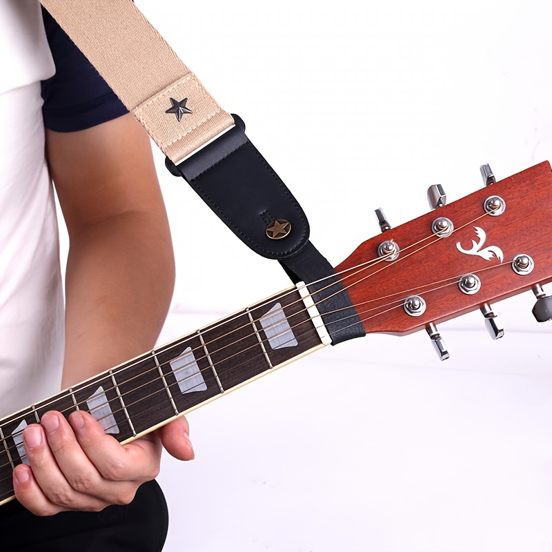 BestSounds Guitar Strap for Acoustic, Electric Bass Guitars with Pick  Holders for Men Women and Kids