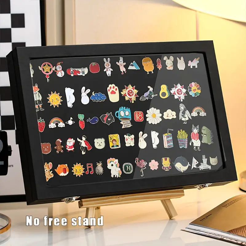 Large Size Pin Display Case Dustproof Pin Collection Display - Temu