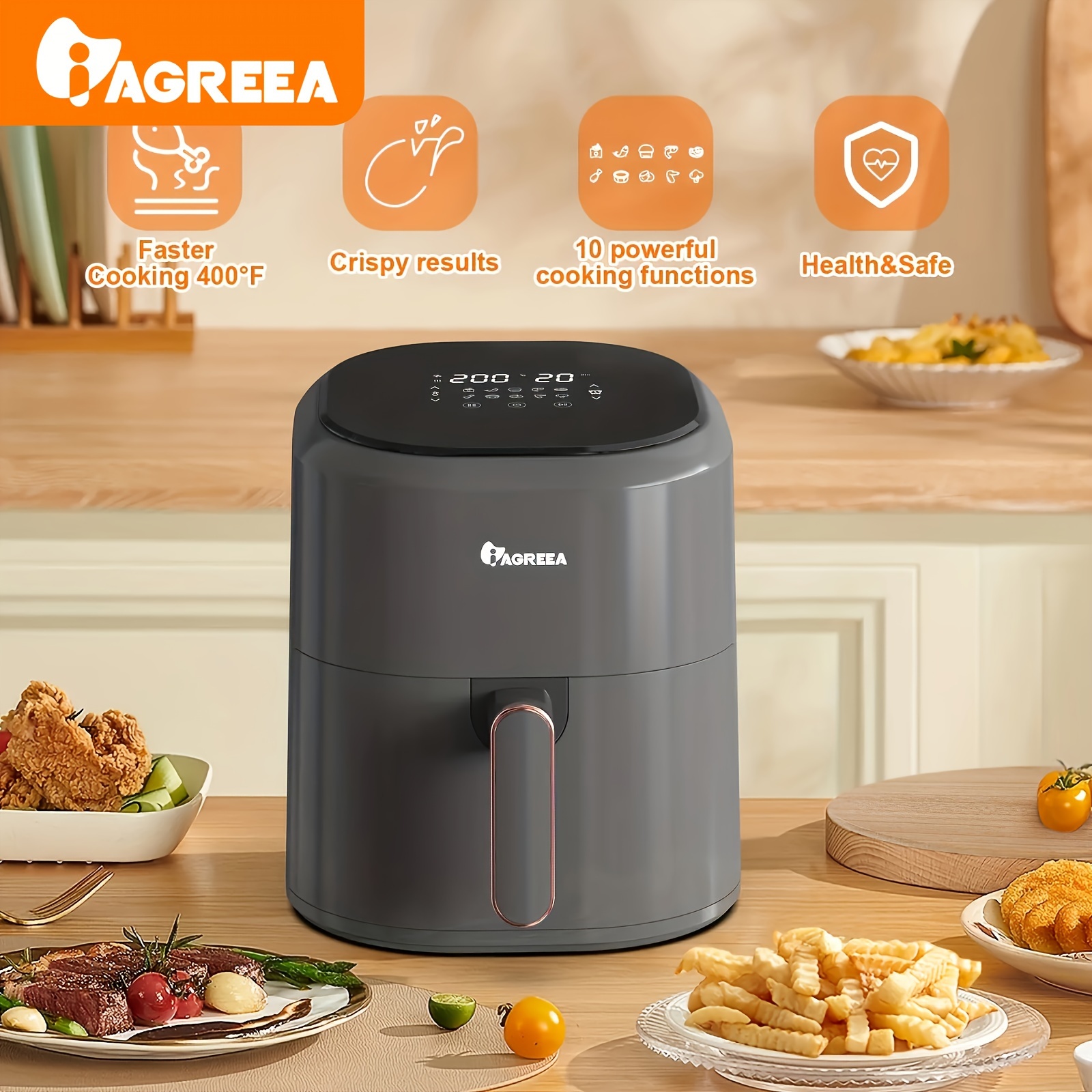 More Taste Mini Air Fryer 2.7qt Small Size Compact For 1-2 People Vortex Air  Fry, Broil, Bake, Roasts, Reheats, Dehydrates For Quick Easy Meals, - Temu