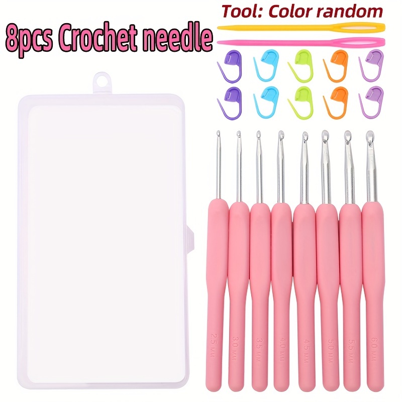 Crochet Hooks Set Steel, 12pcs Small Size Crochet Hook Needle 0.6mm To  1.9mm Sweater Scarf Clothes Knitting Crochet Tool, Single Pointed Knitting  Need