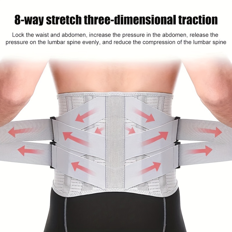 Adjustable Back Support Belt Breathable Non slip Work - Temu Canada