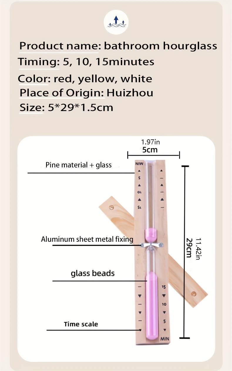 1 шт. таймер для песочных часов для ванной комнаты - Temu Germany