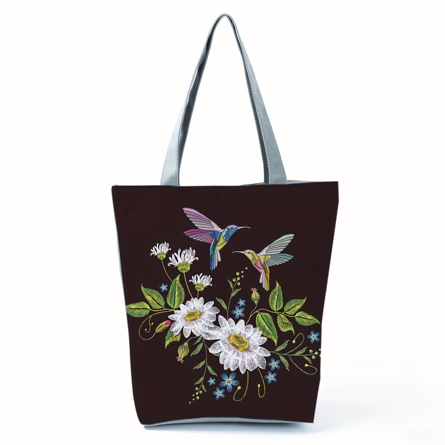 Bolso Hombro Simple Elegante Mujer Bolso Diseño Flores - Temu