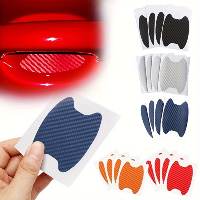 

4pcs Car Door Sticker: Protect Your Vehicle From Scratches & Damage With These Resistant Covers!