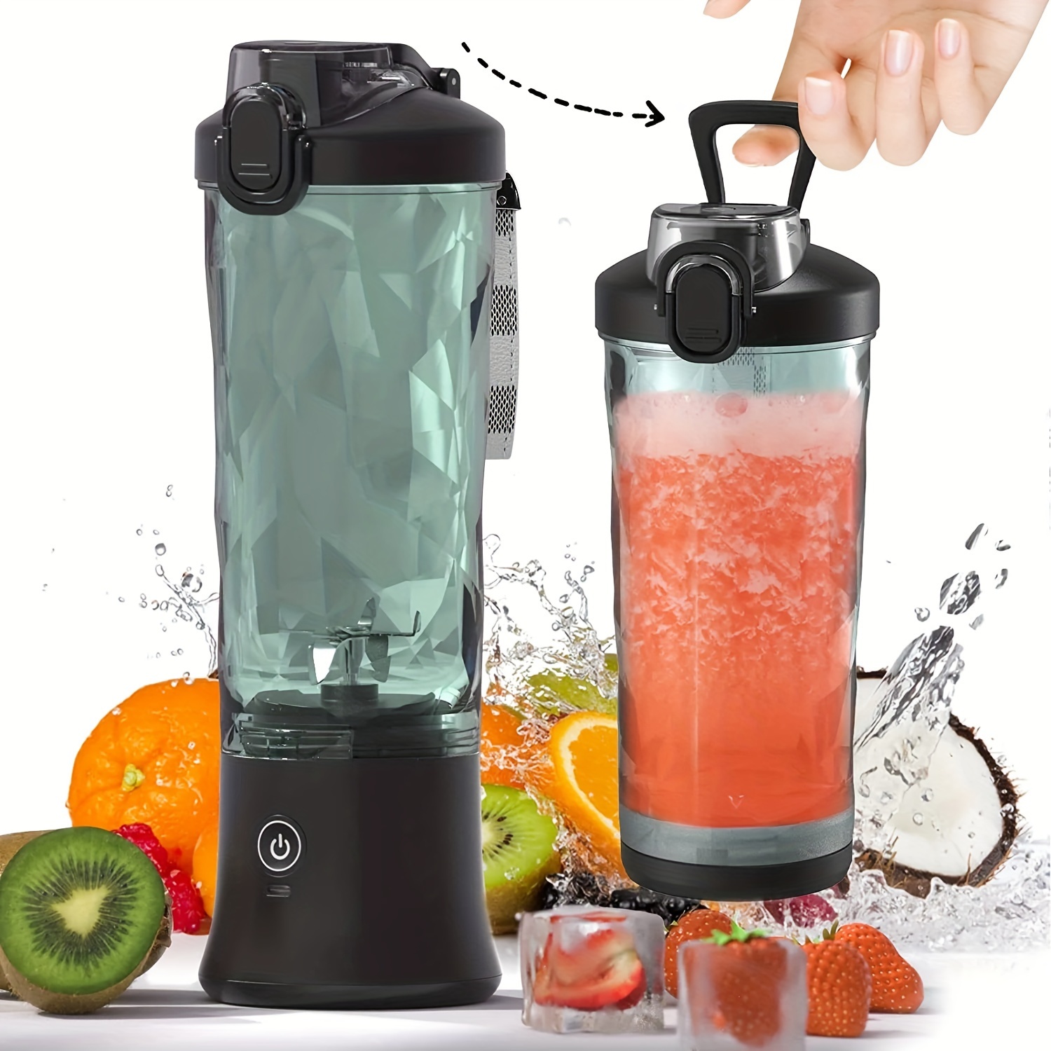 on the go mini electric blender – soul fit