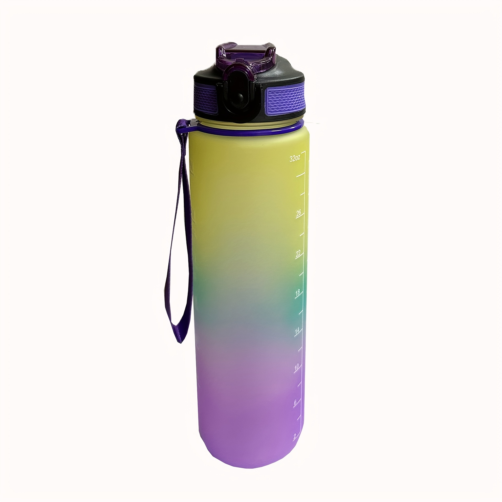 2 Liters Large Capacity Gradient Water Bottle Portable - Temu