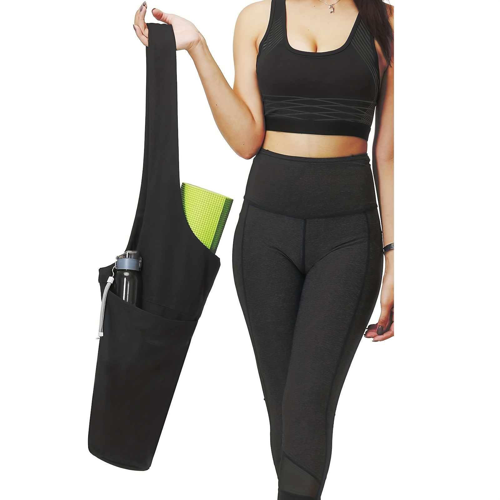  Yoga Mat Bag - Long Tote with Pockets - Holds More