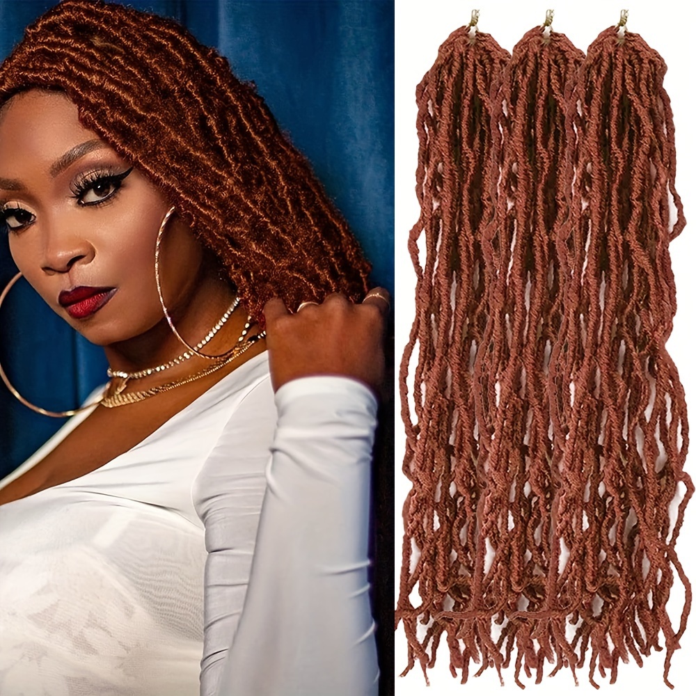 New Soft Locs Crochet Hair For Women For Natural Butterfly - Temu