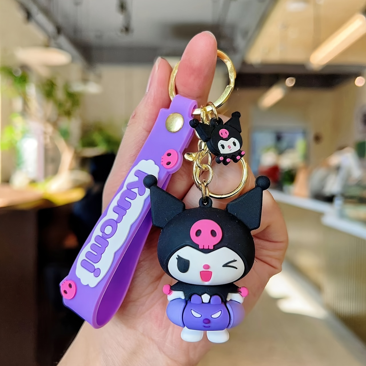 Anime Poupée Bracelet Porte clés Mignon Kuromi - Temu France