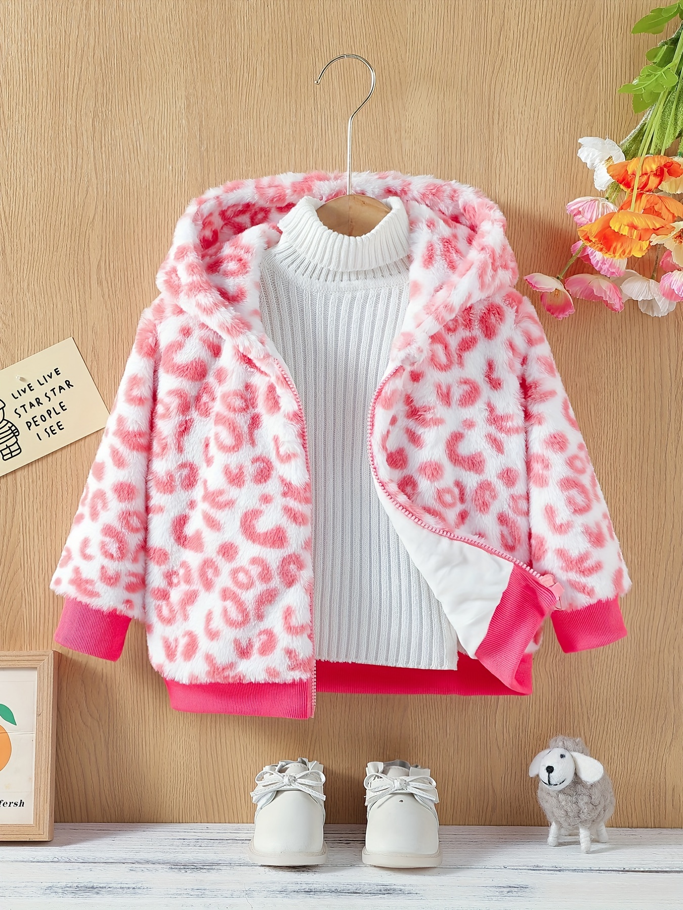 Topshop Maternity Pink Leopard Print Blouse Women's Size 4 - beyond exchange