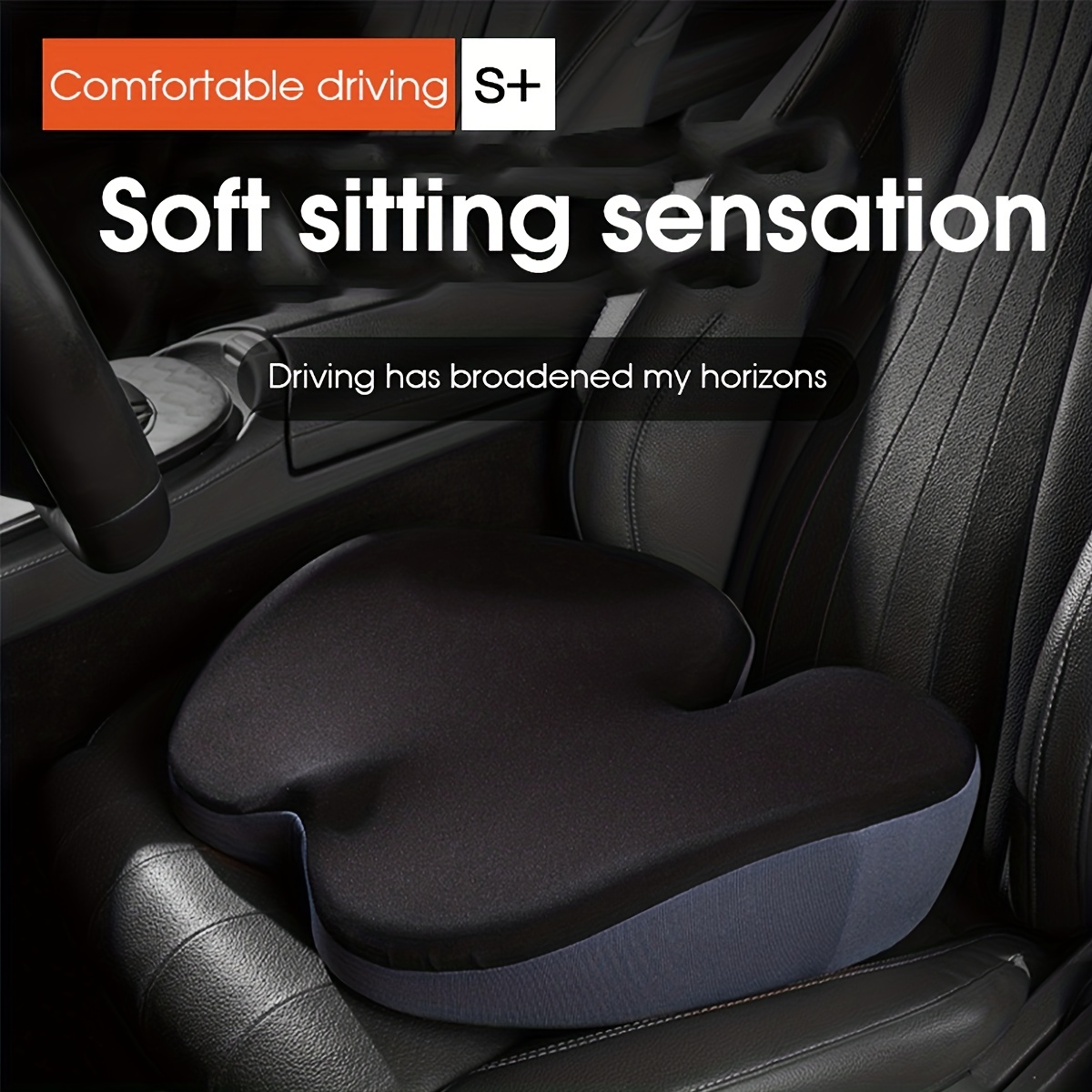 Car Buttock Pad Booster Seat Memory Foam Breathable - Temu
