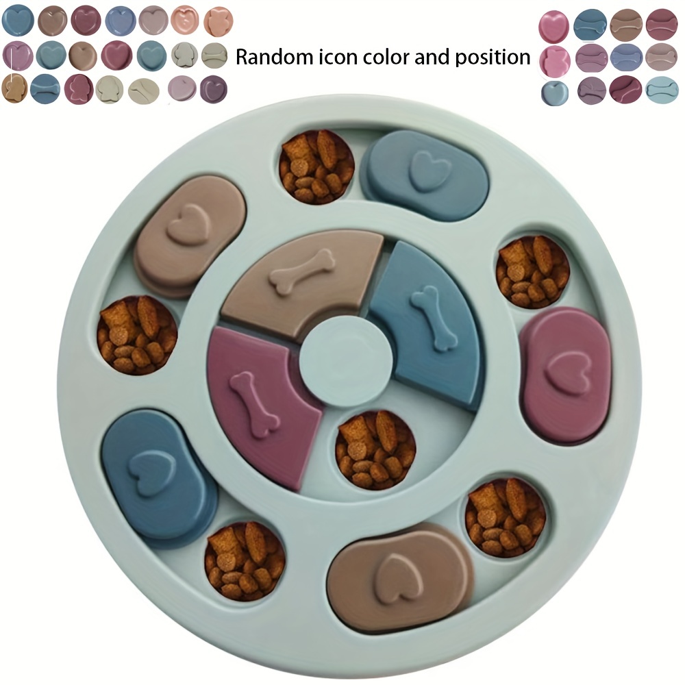 Non-Slip Interactive Slow Feeder Dog Puzzle, Food & Treat Training