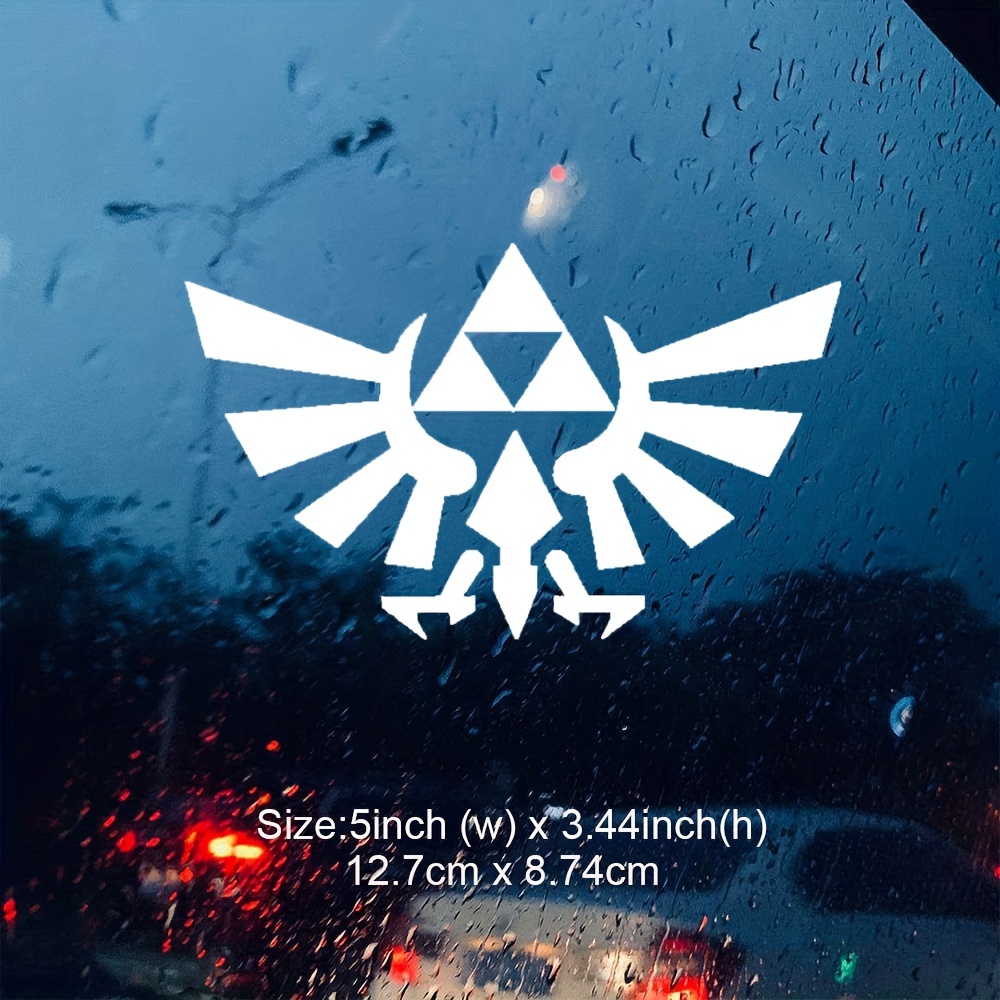 Legend of Zelda Hyrule Crest TriForce Logo 6 Decal Sticker Car Window  Laptop