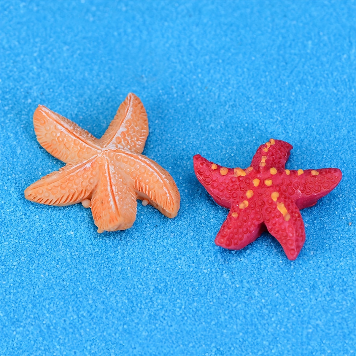 1pc, Small Starfish, Five Pointed Starfish, Mediterranean Style Resin  Crafts, Micro Landscape Decorations, Creative Decoration Decorations, 2 Sets