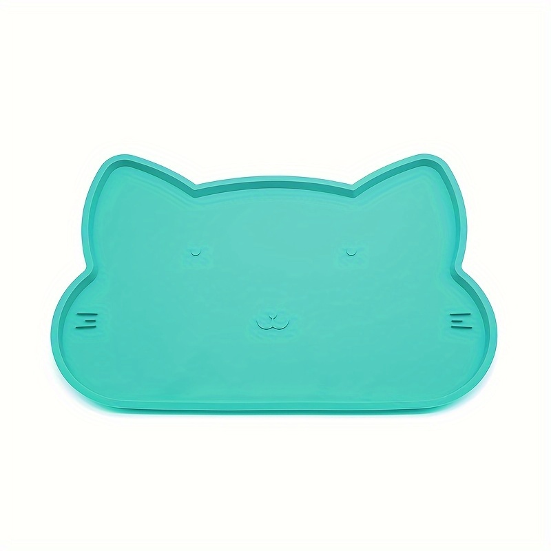  Travel Cat Food Mat - 18.5 x 11.5 Large Silicone Cat Feeding  Mat for Cats Food and Water Bowls - Waterproof, Easy Grip, Easy to Clean  Pet Feeding Mat for Indoor