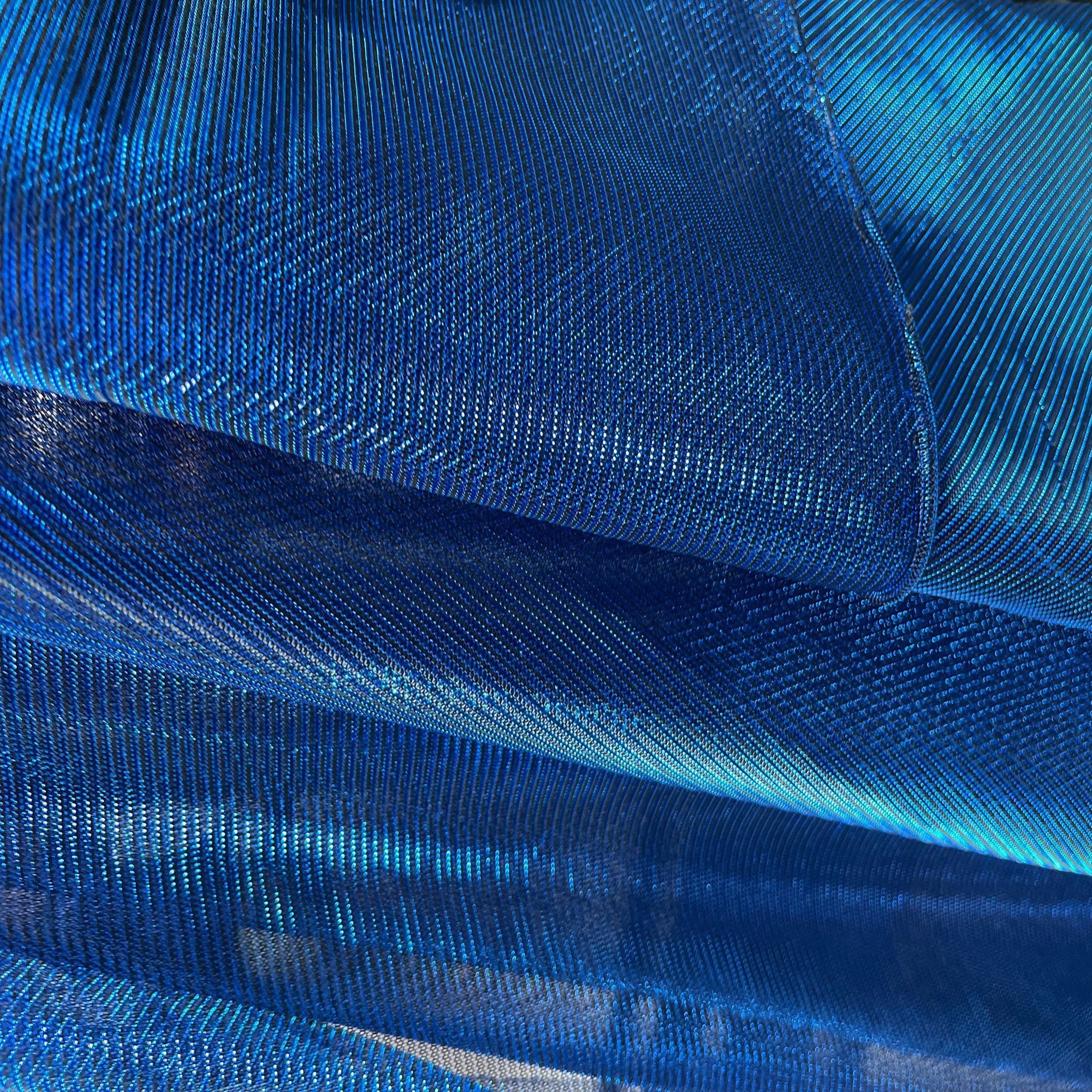 Blue Reflective Fabric