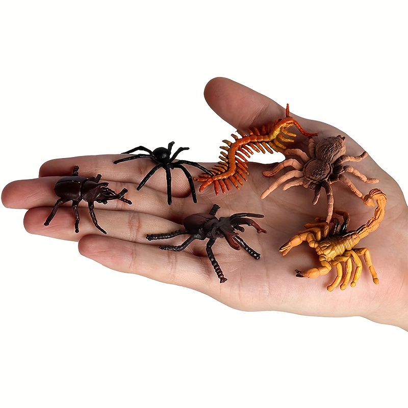 12pcs Mini Insect Animal Model Set Realistic Insects Figures Toys