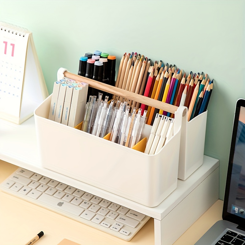 Plastic Desk Organizer Oblique Insert Multi functional Pen - Temu