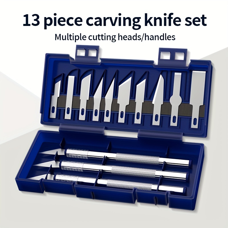 1 Practical Carving Knives Set Diy Portable Abs Linoleum - Temu