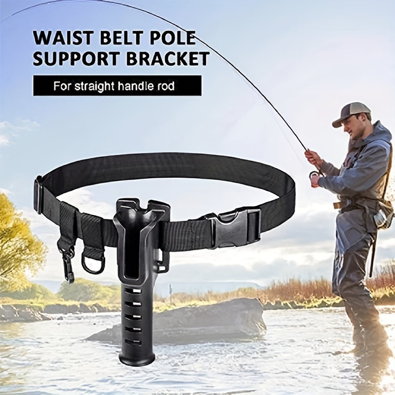 Portable Adjustable Fishing Buckle Belt Fishing Rod - Temu