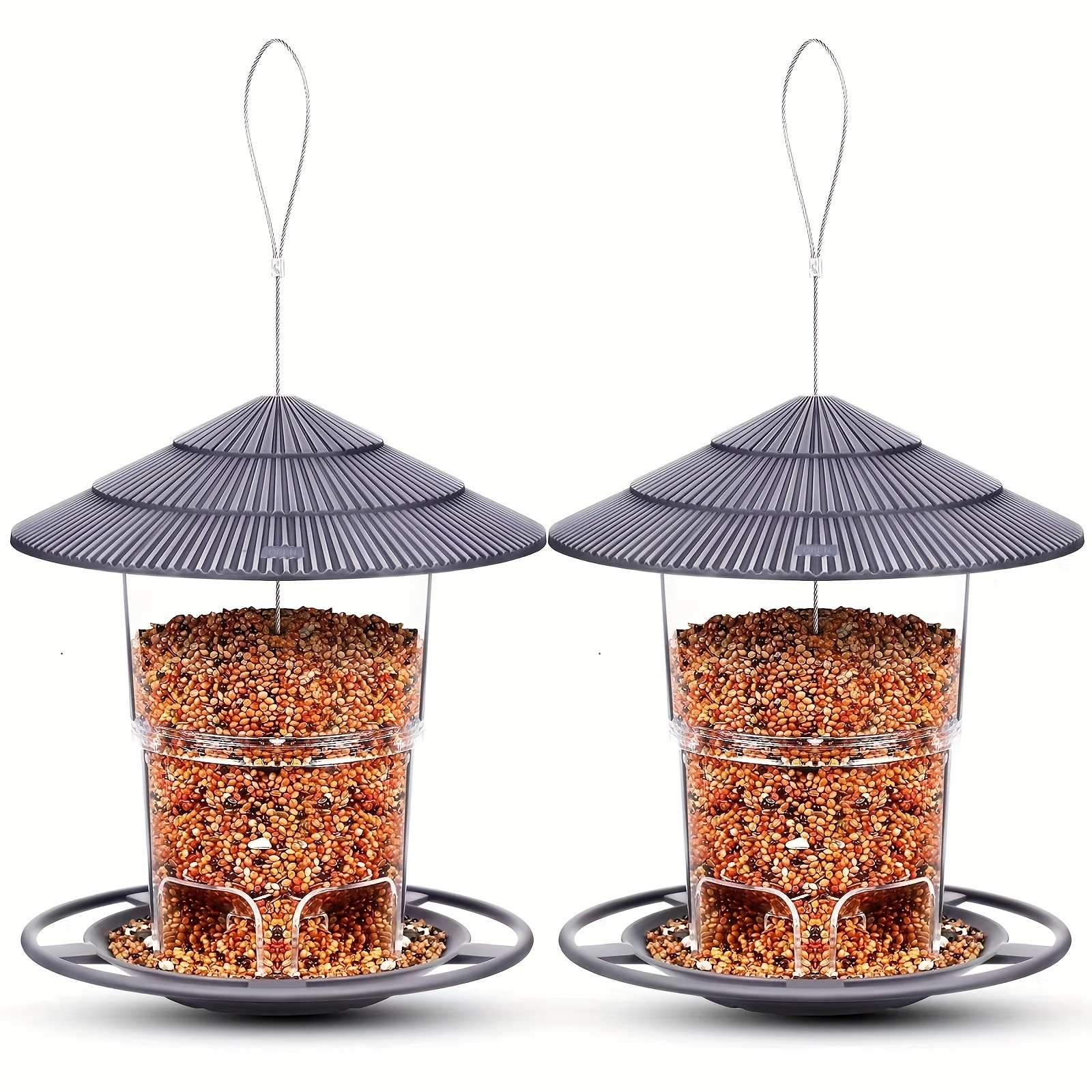 Bird Feeders Outside Outdoors Hanging Squirrel Proof Easy - Temu