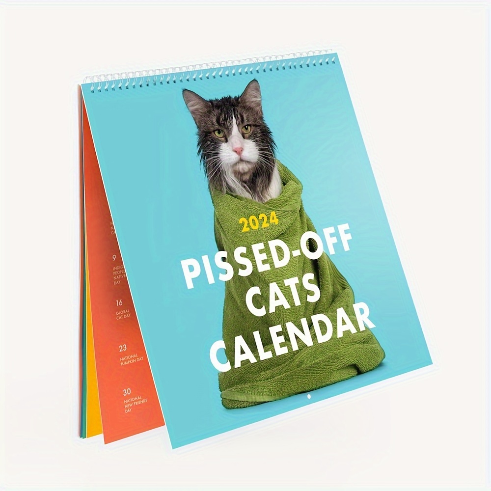 Angry Cat 2021 Wall Calendar