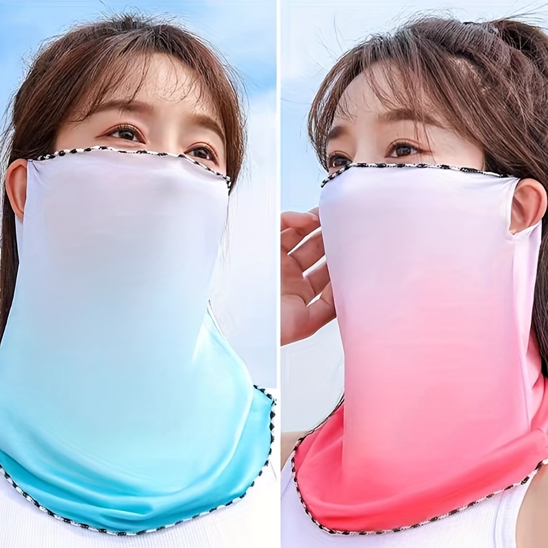 3 PCS Women Neck Gaiters Kids Bandanas Cooling Summer Face Mask Scarf for  Girls Adjustable Toddler Neck Gaiter Mask Breathable Face Cover Sun