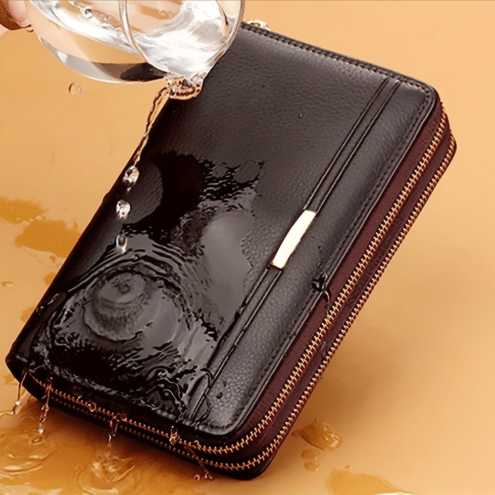 Mens Business Long Wallet Large Clutch Bag Handbag Mobile Phone