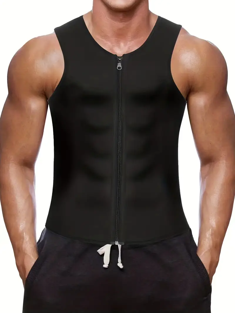 Men Waist Trainer Vest Hot Neoprene Sauna Suit Corset Body - Temu