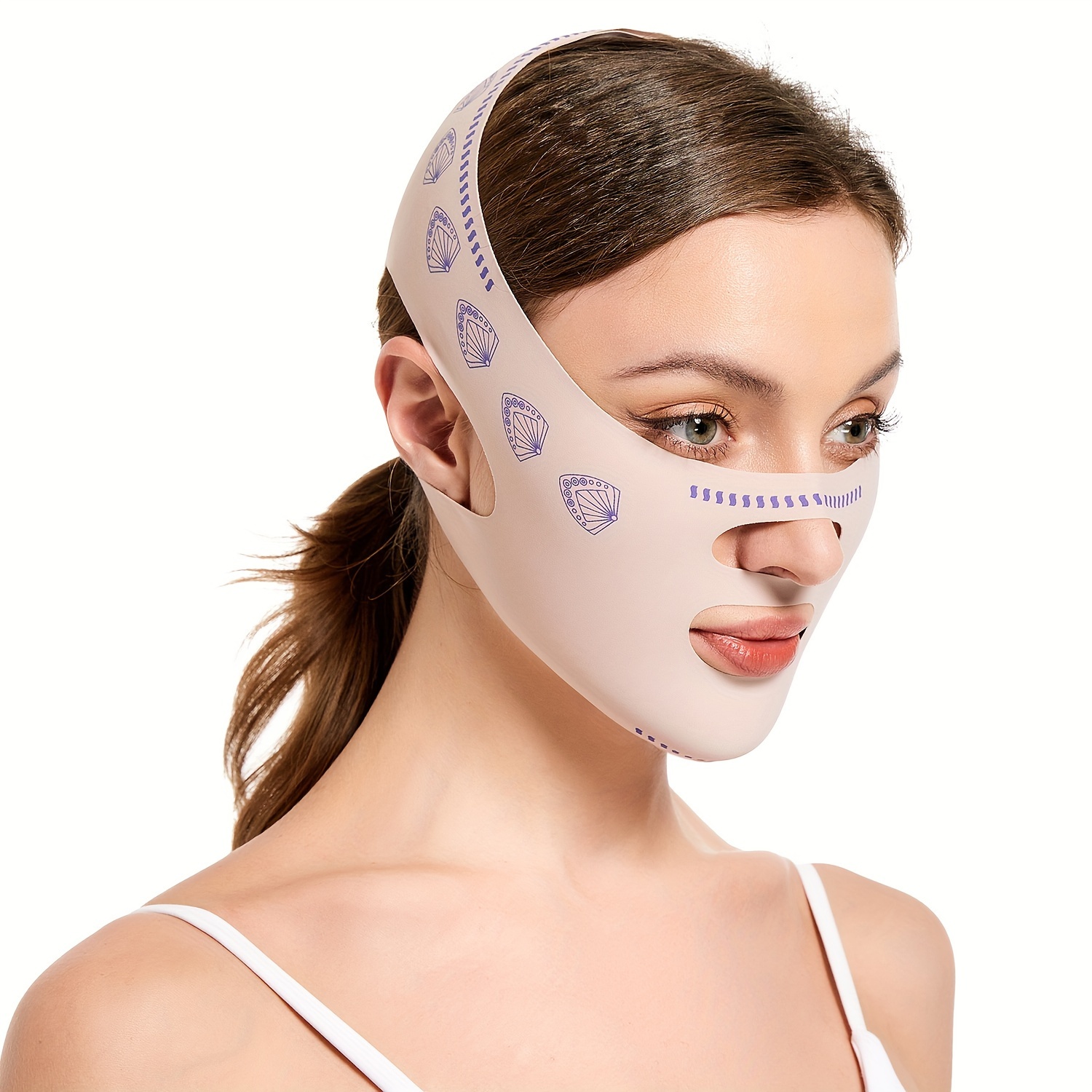 V-Line Gesichtsgurt Doppelkinn Gesichtsbandage Schlafmaske Riemen  Hautpflege Werkzeug Frauen Geschenk - Temu Germany