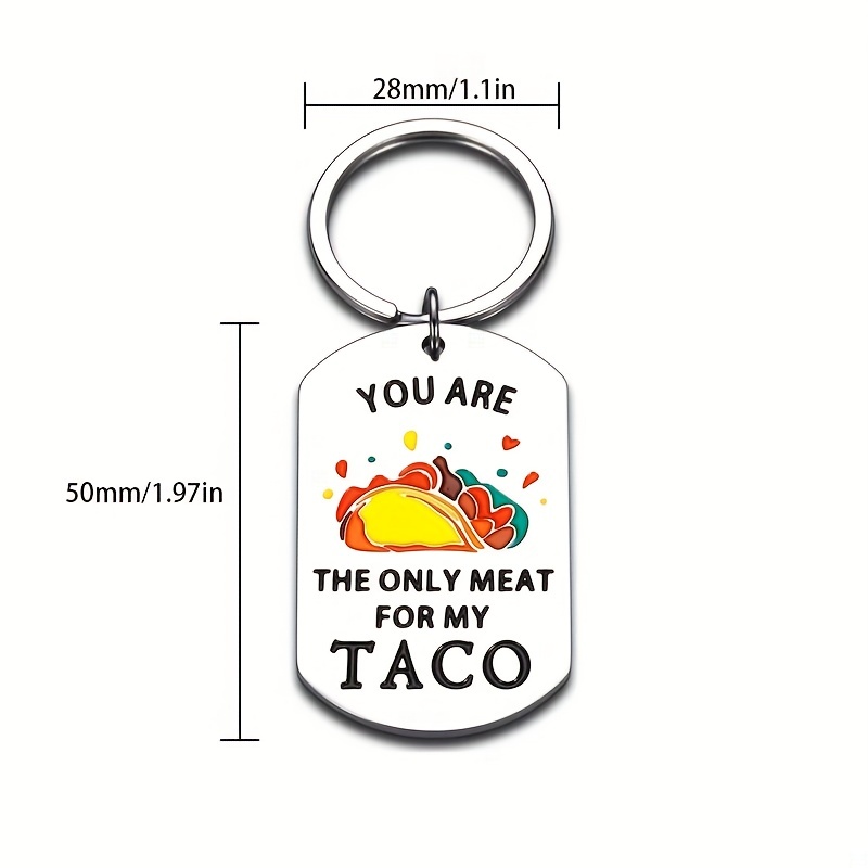 Taco on sale keychain bulk