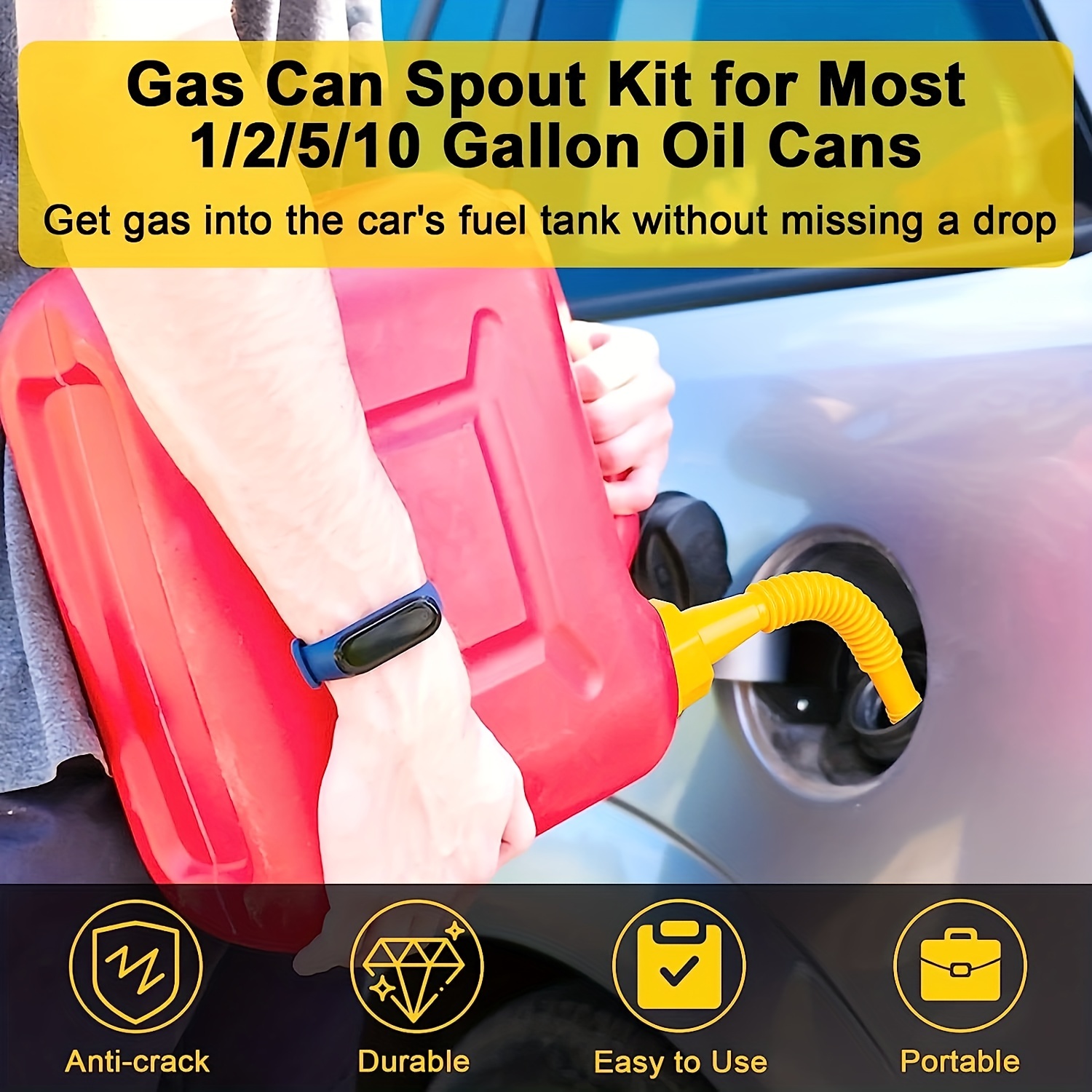 Upgrade Gas A Durable Easy install Spout Replacement Fits - Temu