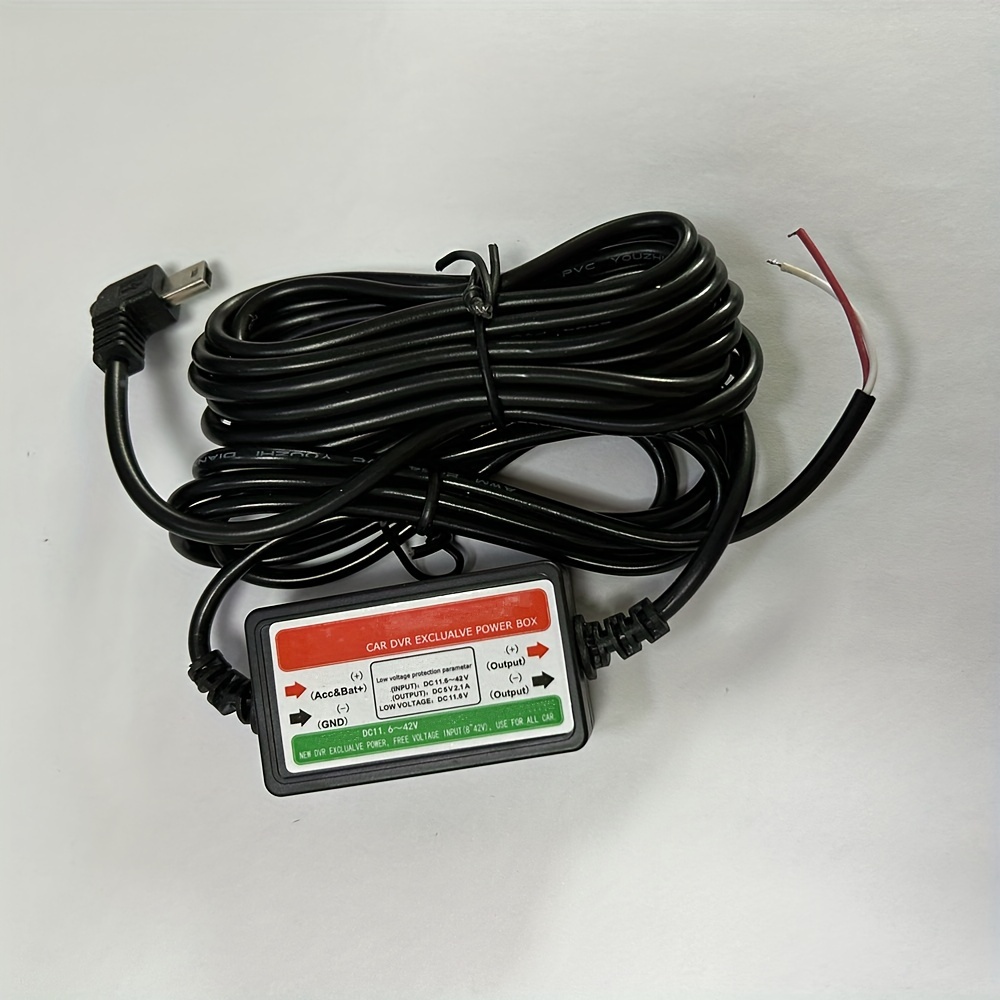 Universal Auto DVR Hardwire Kit Mini USB Auto Recorder Dash Cam