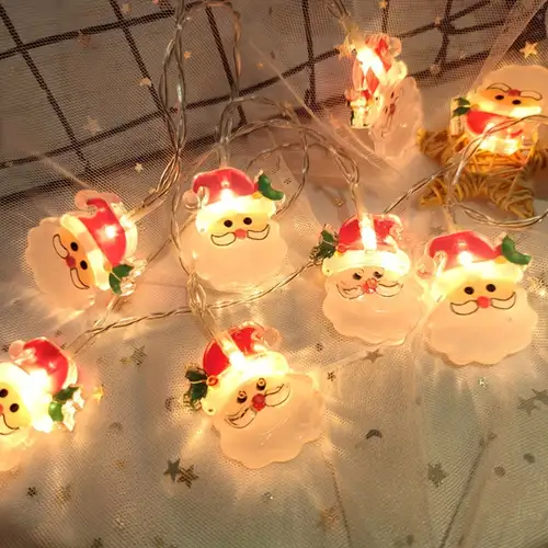 1 Pièce Lumière Décorative De Père Noël Enveloppé De Tissu Pour Les  Festivals, Équipant La Décoration Intérieure Ou Extérieure, Mode en ligne