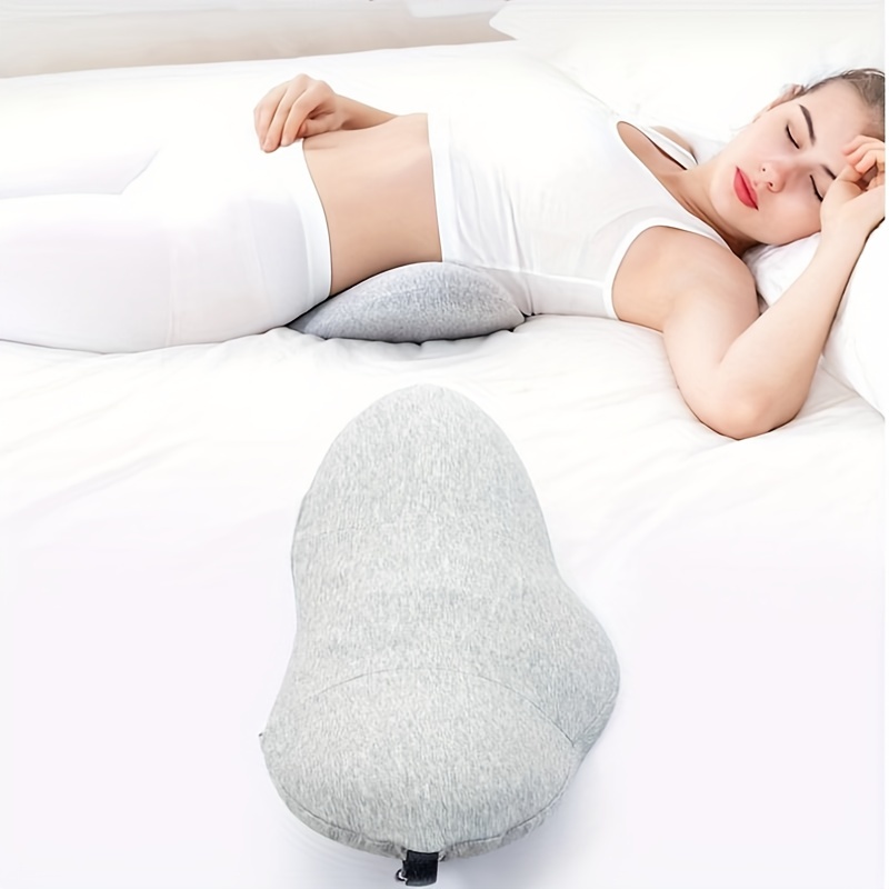 1pc Almohada de espuma viscoelástica para aliviar y apoyar el dolor de  espalda baja - Perfecta para dormir de lado, mamás embarazadas