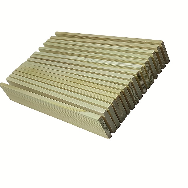 Tenlacum 10 piezas de madera natural de madera de pino paneles de tablero para  bricolaje modelado manualidades suministros (20 cm) : : Hogar y  cocina