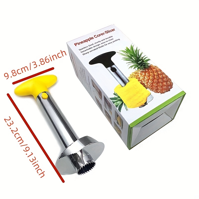 1set Éplucheur D'ananas Trancheuse D'ananas En Acier - Temu Belgium