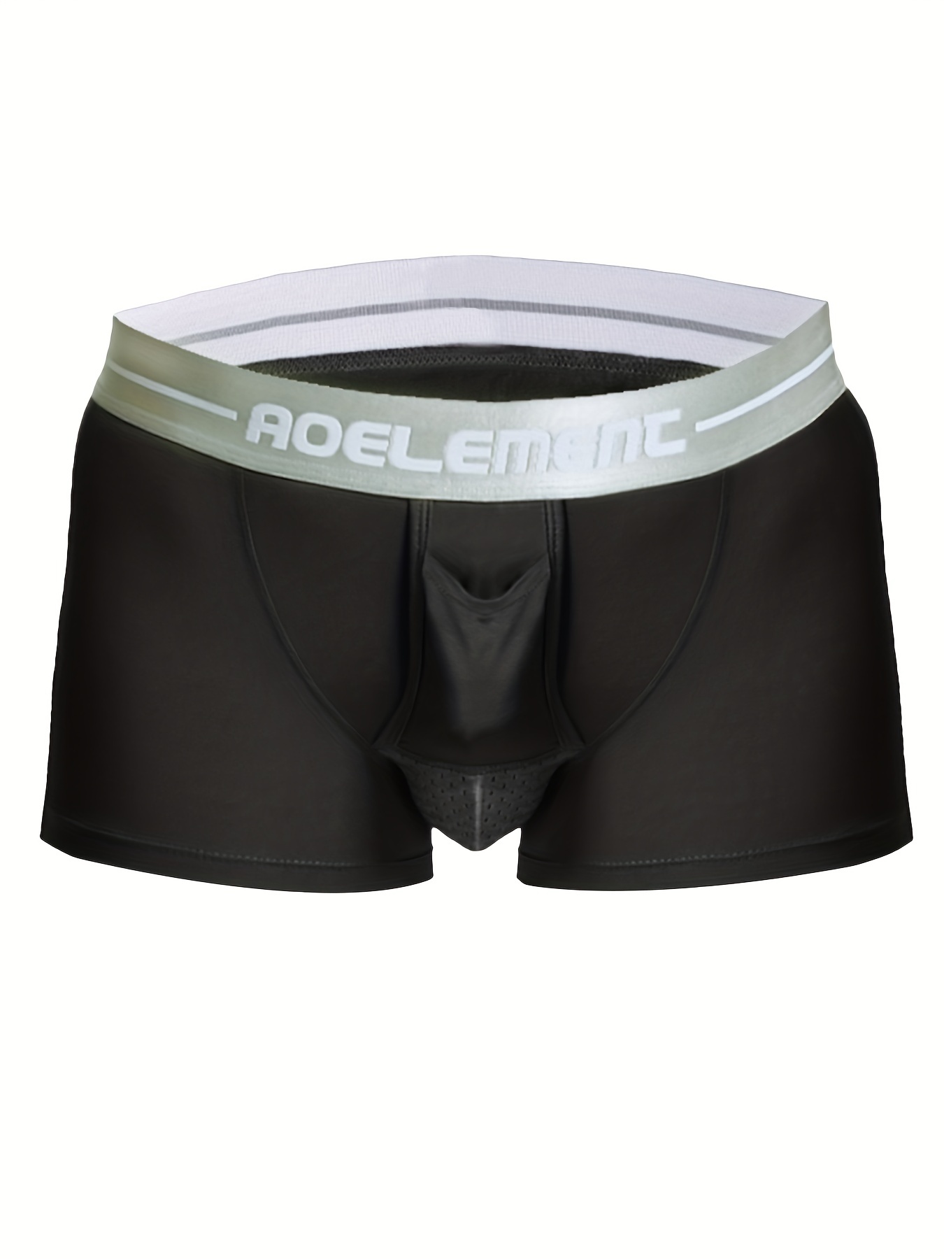 1pc Men's Breathable Separate Pouch Boxer Briefs Underwear - Temu