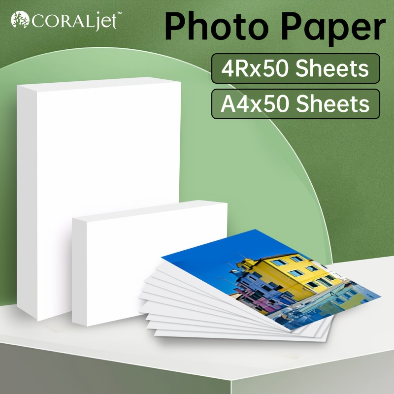 100pcs 5/6/7 Inch Photographic Paper Glossy Printing Paper Printer