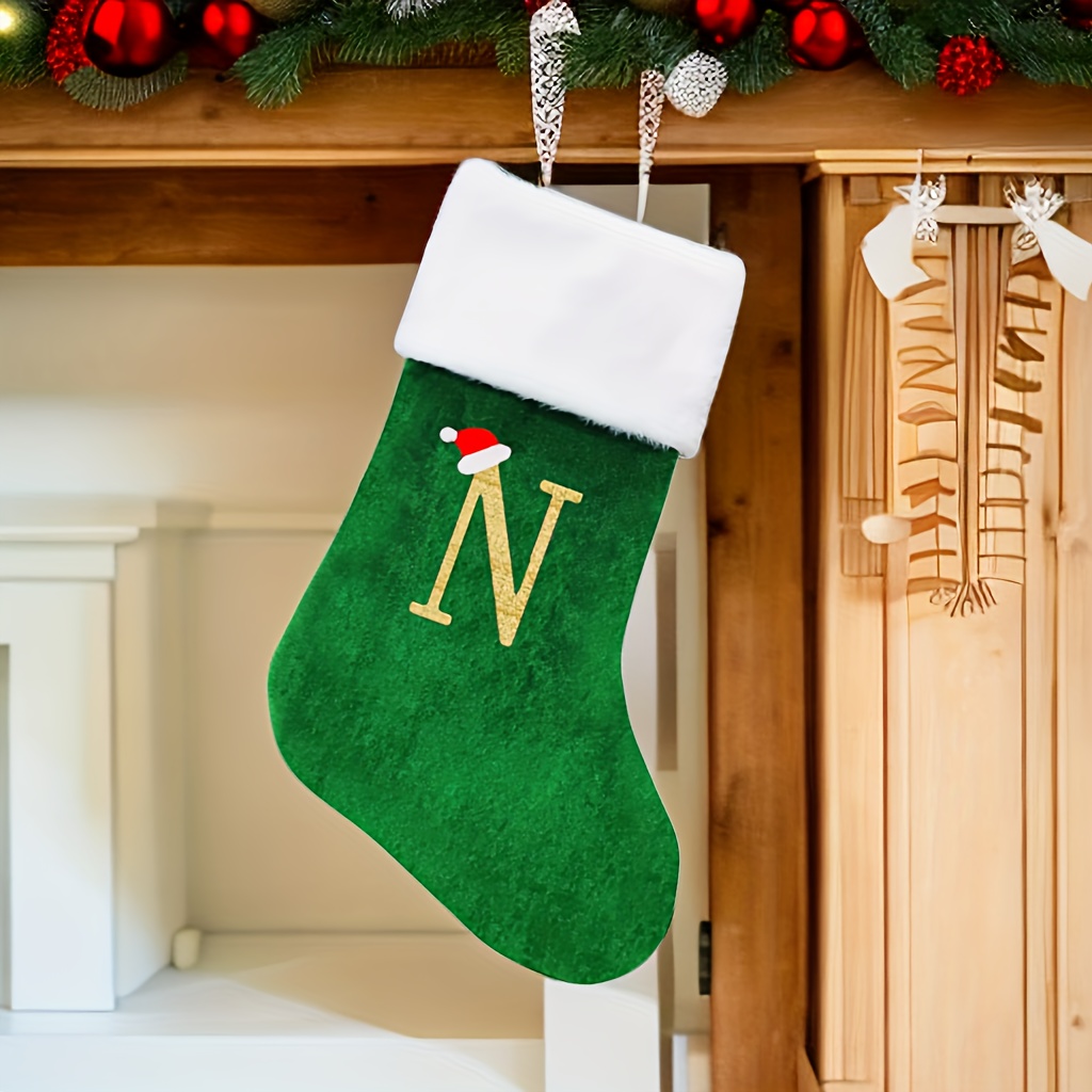 Christmas Stocking Fashion Festive Soft Stylish Classic - Temu